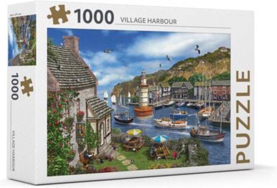 Rebo Productions Rebo legpuzzel 1000 stukjes – Village Harbour