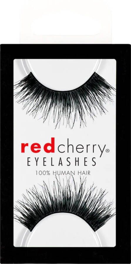 Red Cherry Eyelashes #102 Nepwimpers Menselijk Haar Chakra