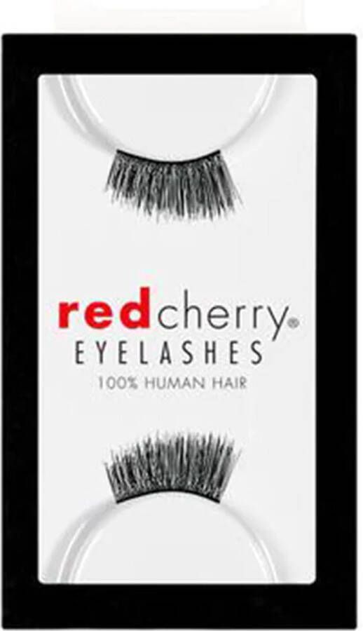 Red Cherry Eyelashes Nepwimpers Menselijk Haar Demi Lashes Charlie