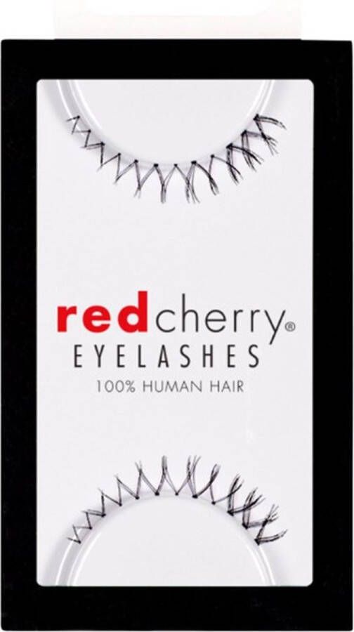 Red Cherry Eyelashes Nepwimpers Menselijk Haar Kitty