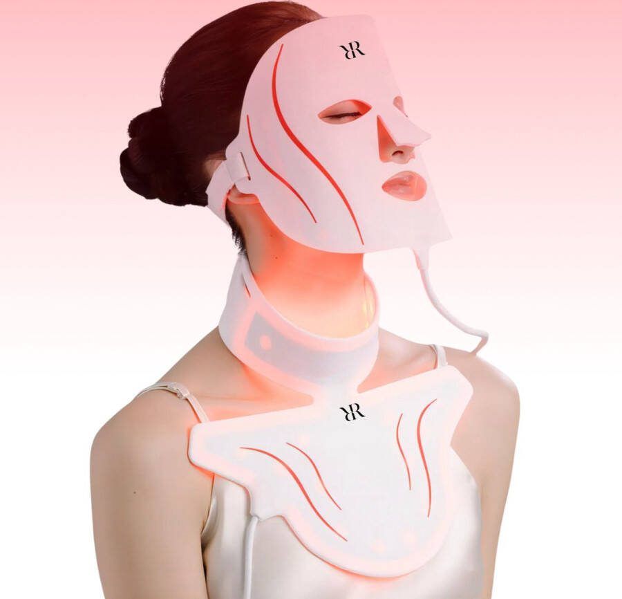 Red Recovery Rood Licht Therapie Gezichtsmasker 7 Kleuren Timer Acne Collageen masker Infraroodtherapie Rood licht therapie Infraroodlamp Infrarood Masker Acne Patch Face Mask Skincare Lichttherapie