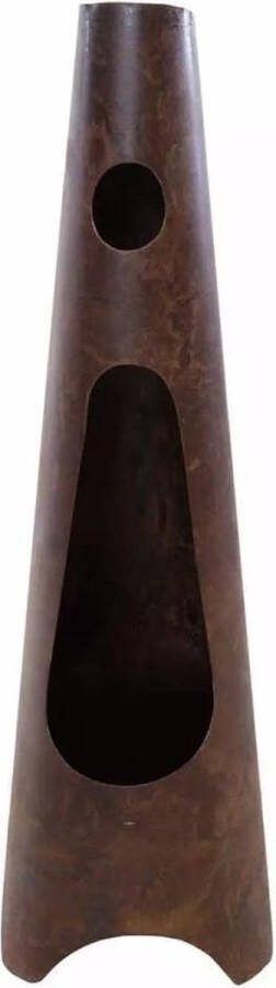 Redfire – Thor mini – Handmade- Bruin Staal – Terrashaard Vuurkorf 110 cm – Roestlook – Terrasverwarming Sfeerhaard