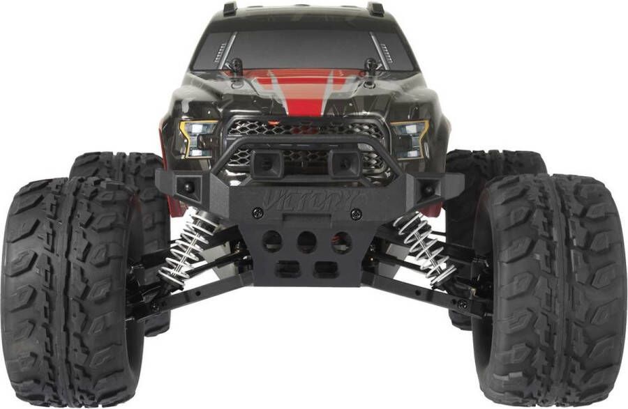Reely New2 Super Combo Brushed 1:10 RC auto Elektro Monstertruck 4WD 100% RTR 2 4 GHz Incl. accu oplader en batterijen