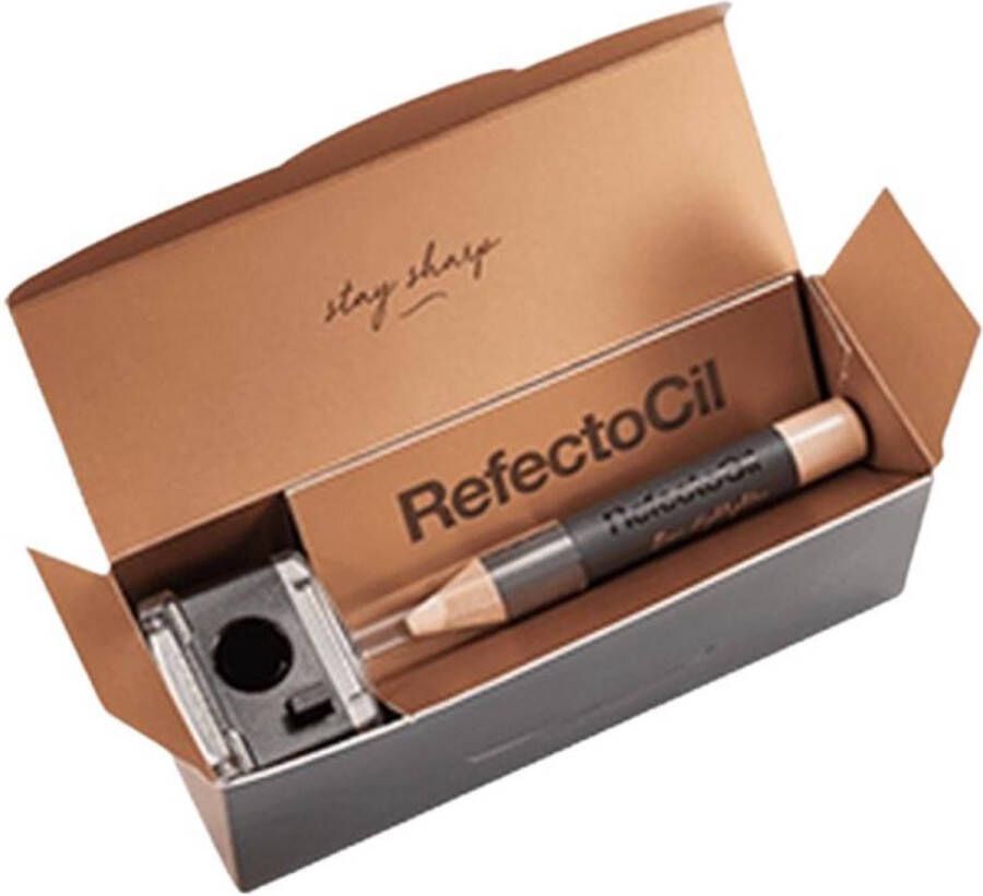 Refectocil Brow Highlighter Lashstyling Wenkbrauw Verzorging Wenkbrauwpotlood Make Up Eenvoudig aan te brengen Potlood + puntslijper