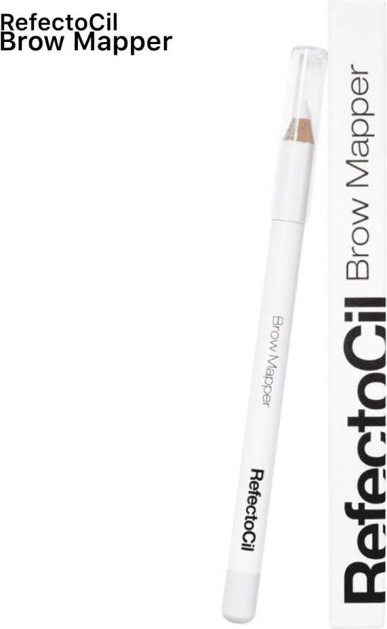 Refectocil Brow Mapper Pencil White Wenkbrauw Potlood Hulp Tool Breng wenkbrauwen in de juiste vorm Wit 1 Stuk