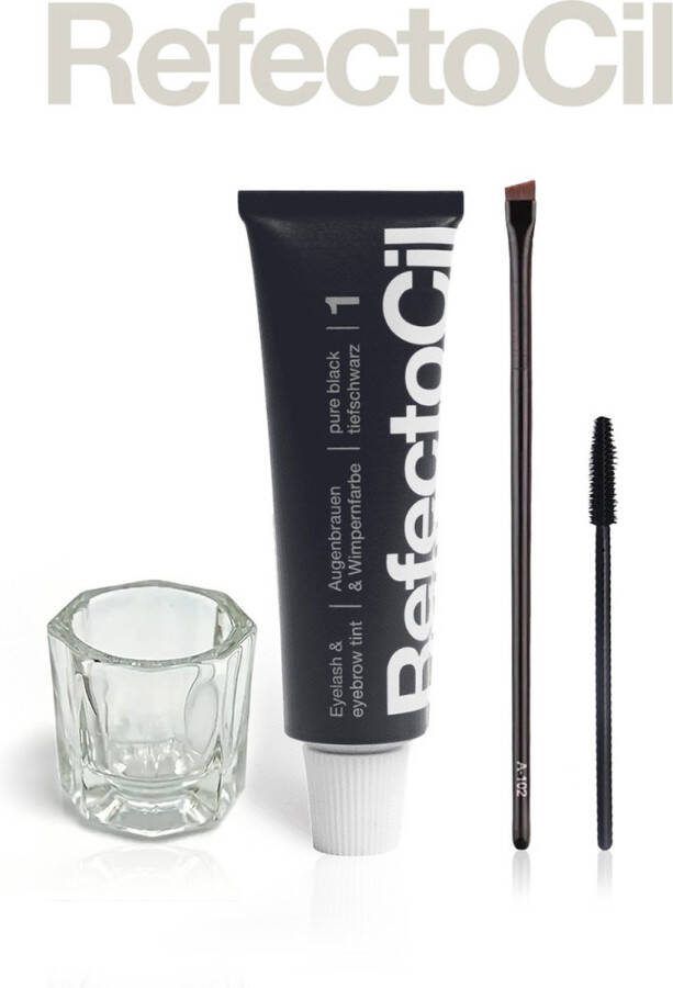 Refectocil Wimper & Wenkbrauw Verf Kit Zonder Oxidant Nr 1 Zwart