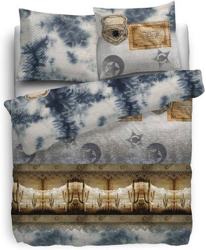 Refined HNL Denim Dekbedovertrek Tweepersoons 200x200 220 cm Blauw