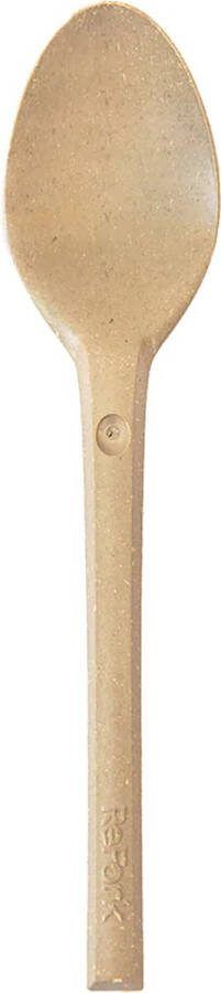 Refork dessertlepel bruin 120 mm Inhoud: 100 stuks