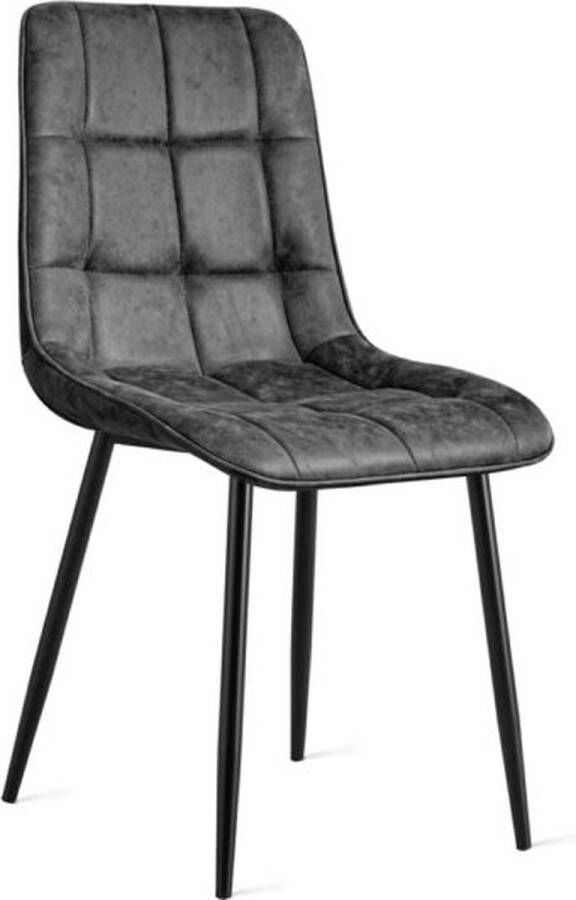 Refurna Eetkamerstoel Yerevan Microleder Antraciet
