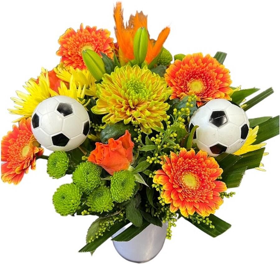 Regioboeket.nl EK voetbal oranje boeket