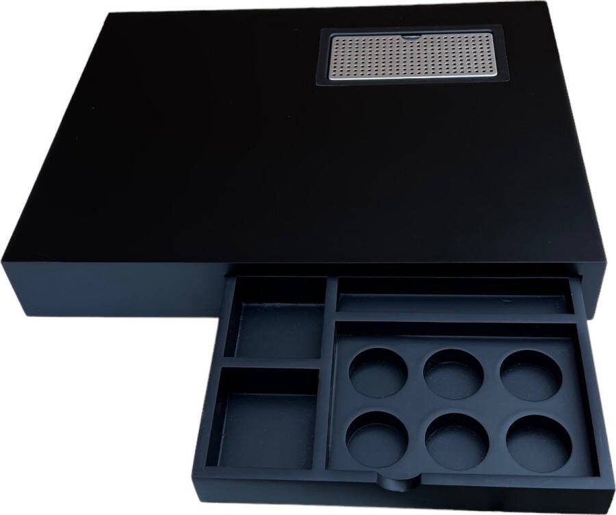 Benza Registry Hospitality Koffie Tray Capsulehouder compatibel voor Nespresso bed and Breakfast B & B Hotel HOUT
