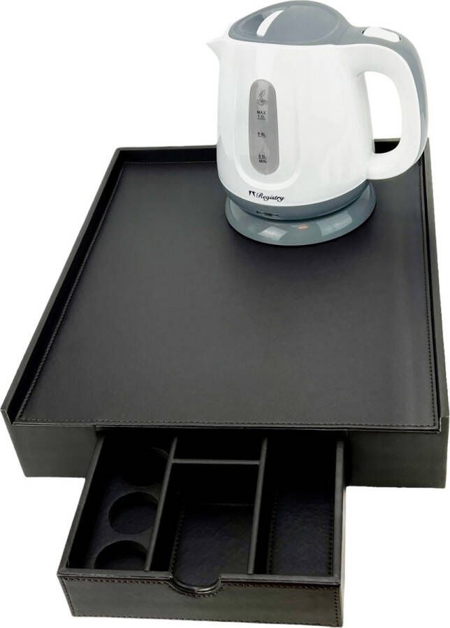 Registry Hospitality Koffie Tray Capsulehouder compatibel voor Nespresso Incl. Waterkoker