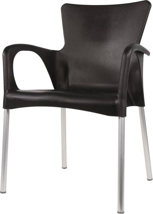 Reint Middel Outdoor Living tuinstoel Bella zwart
