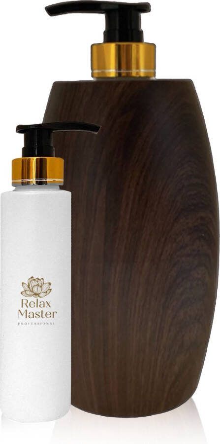 Relax Master Massage Olie Verwarmer Hout-look Professioneel Elektrisch Massage Apparaat – Olieverwarmer Massagesalons Guasha Wellness Spa