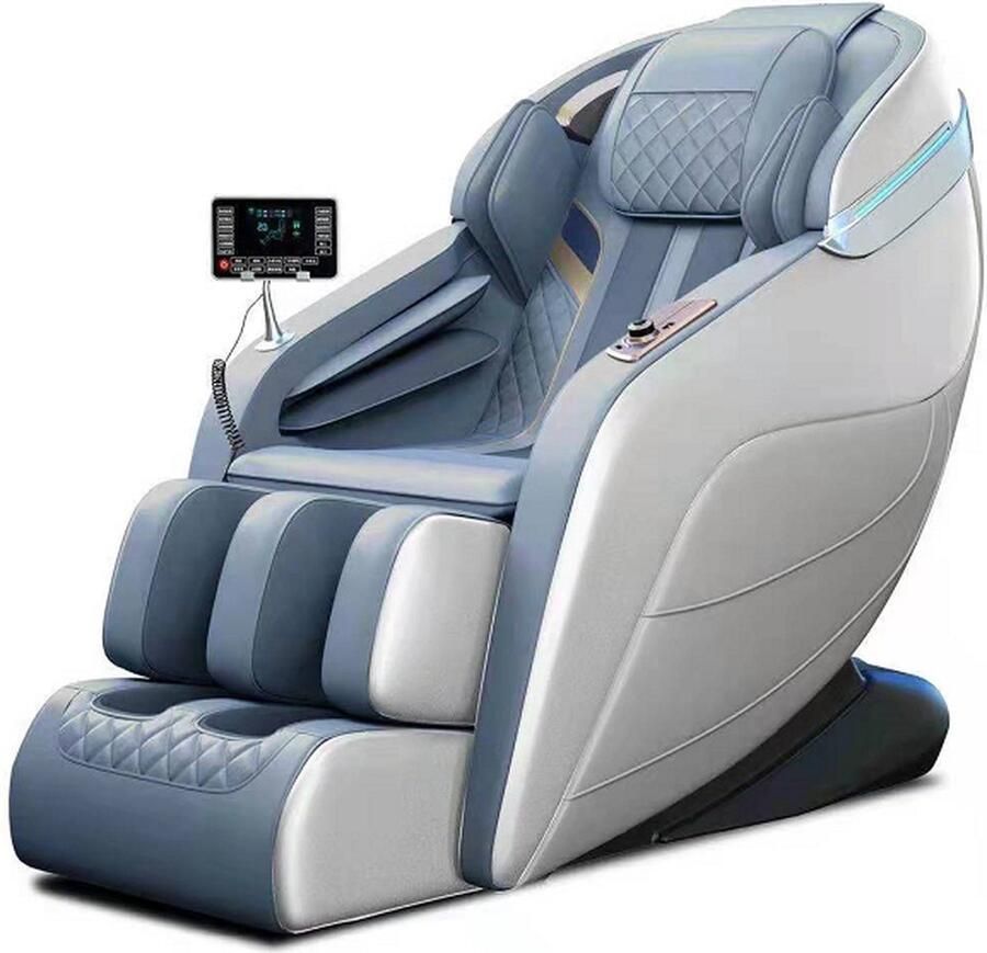 Relax-Time A52L Elektrische Massagestoel Relaxstoel Loungestoel Ontspanningsstoel Massagefauteuil Verschillende massage programma's Je Eigen Masseur thuis Massage Rug verwarming Kuitmassage Voetmassage Nekmassage Handmassage
