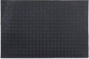 Relaxdays deurmat rubber mat 60x40 rechthoekige schooonloopmat antislip voetmat