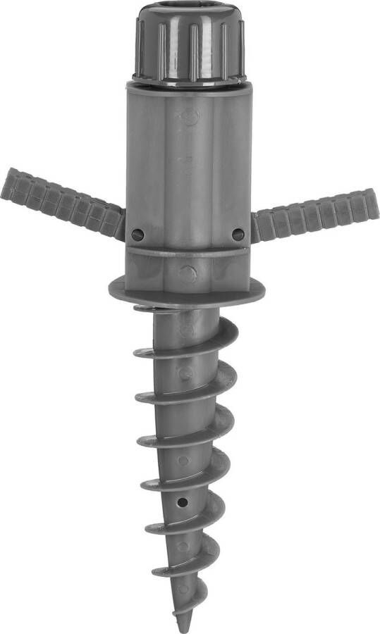 Relaxdays grondanker parasol droogmolen voet grondplug parasolhouder grondboor