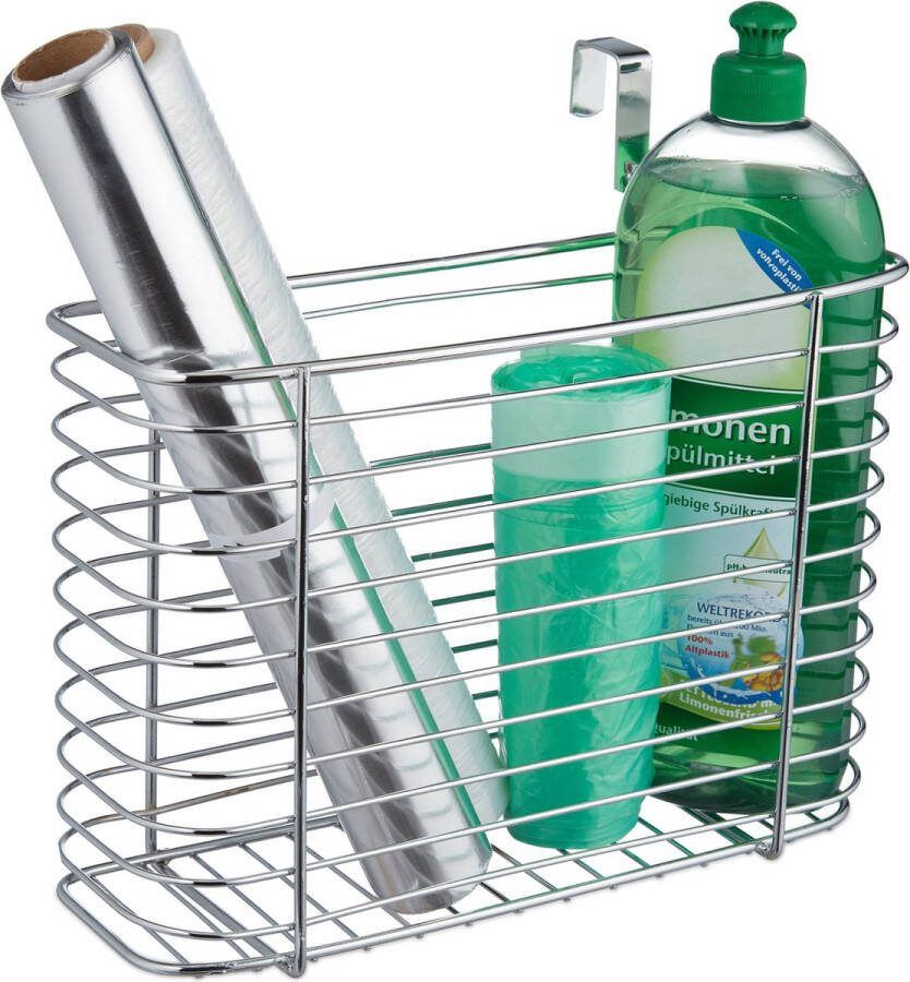 Relaxdays hangmand voor kastdeur keukenkast organizer deurrek keuken deur organizer