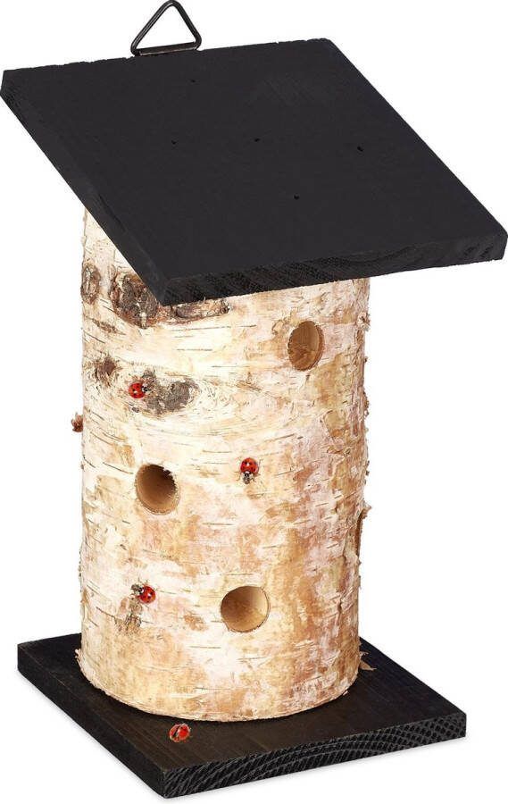 Relaxdays insectenhotel lieveheersbeestjes lieveheersbeestjeshotel insectenhuis tuin
