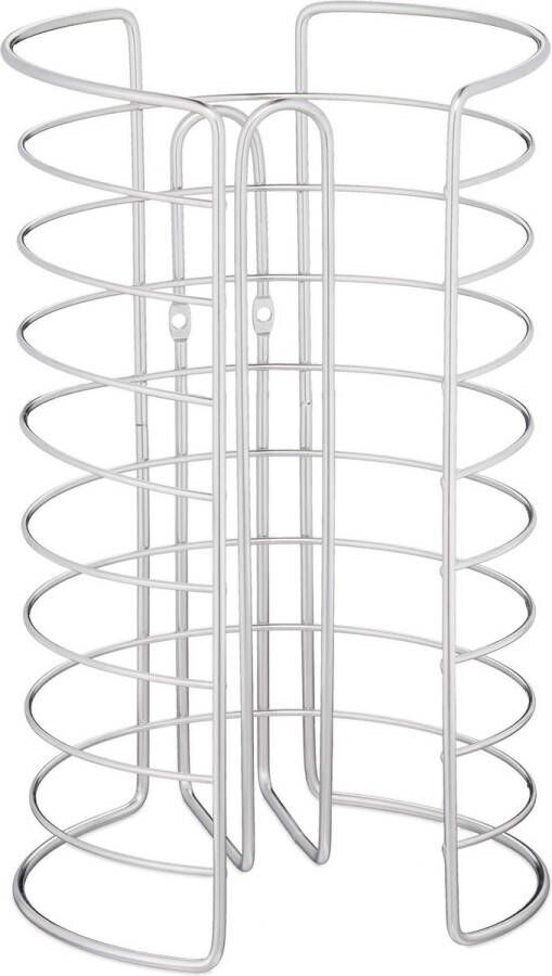 Relaxdays keukenrolhouder rvs houder voor keukenpapier rolhouder wandkeukenrolhouder