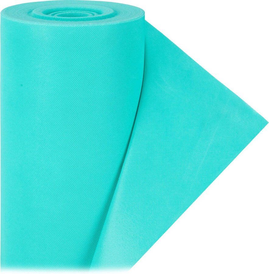 Relaxdays onkruiddoek 150g m² anti-worteldoek 1 x 50 m waterdoorlatend turquoise