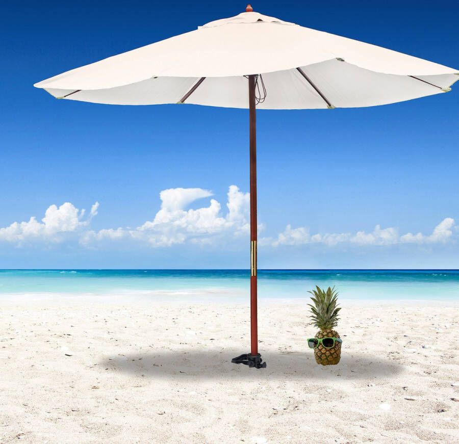 Relaxdays parasolhouder grondboor parasolboor parasolharing strand grijs