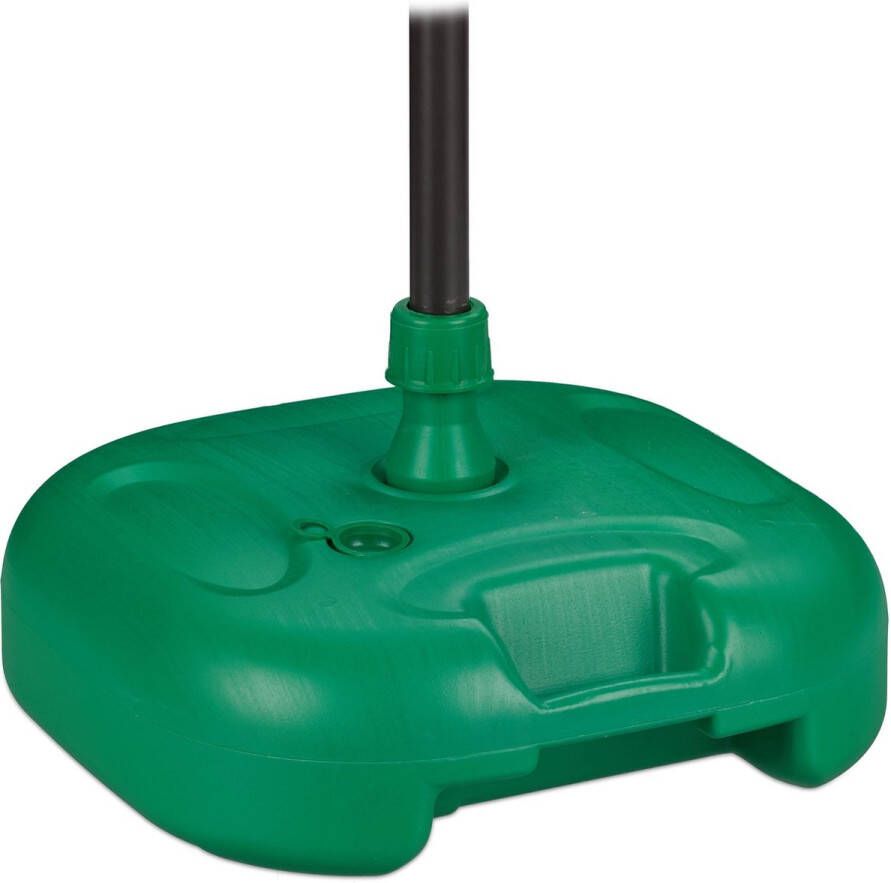 Relaxdays parasolvoet vulbaar parasolstandaard parasol voet 22 tot 32 mm kunststof