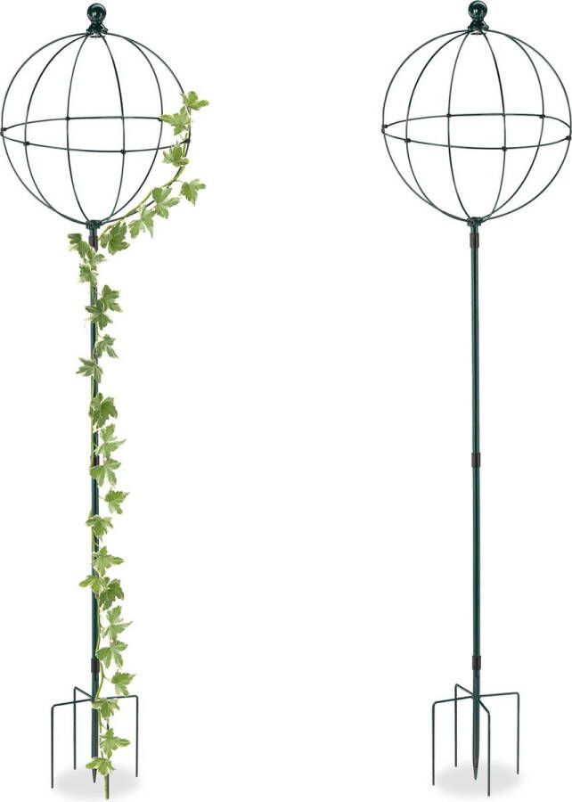Relaxdays plantensteun set van 2 170 cm klimplantensteun klimsteun planten rozen