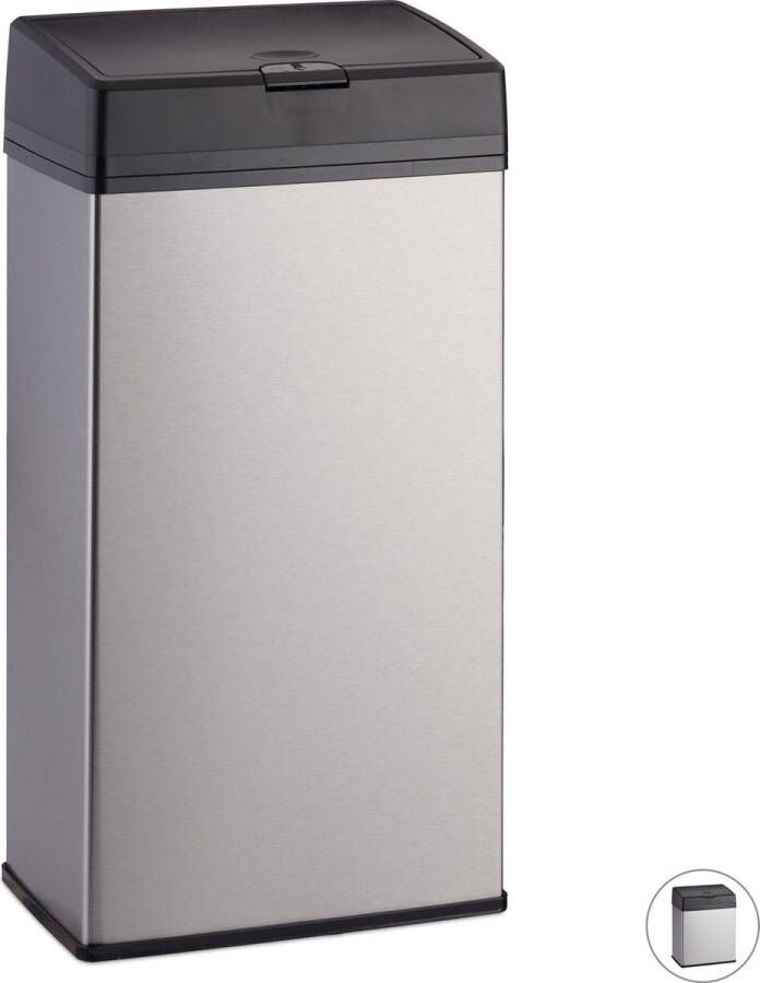 Relaxdays prullenbak 3 l afvalbak afvalemmer vuilnisemmer keuken & badkamer 6 Liter