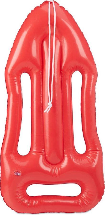 Relaxdays Reddingsplank opblaasbaar reddingsboei zwembad speelgoed carnaval deco