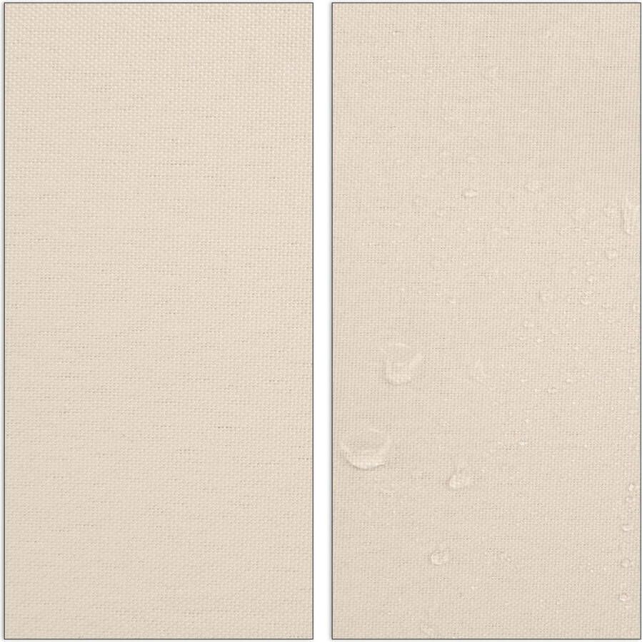 Relaxdays schaduwdoek driehoek zonnezeil zonneluifel waterafstotend uv-bestendig beige 4 x 4 x 4 m