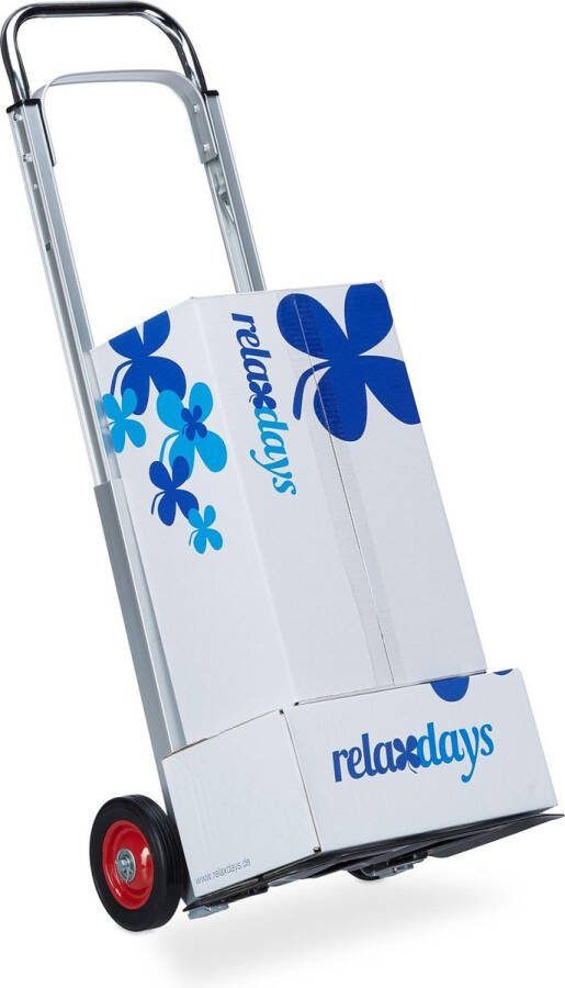 Relaxdays steekwagen tot 200 kg steekkar trolley professioneel universeel dozen