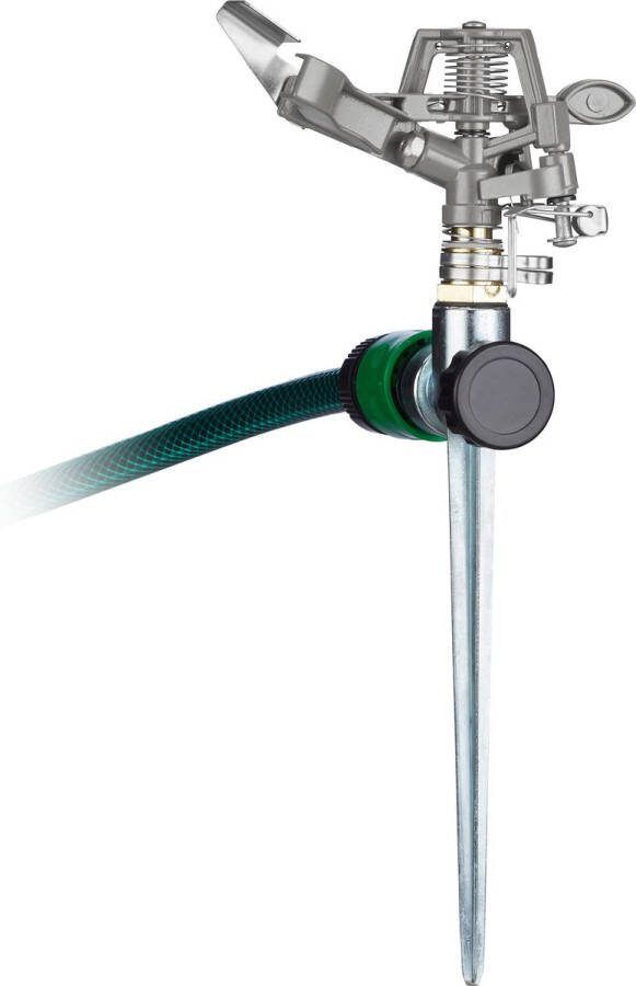 Relaxdays Tuinsproeier 360° impulssproeier sprinkler sectorsproeier 12m reikwijdte