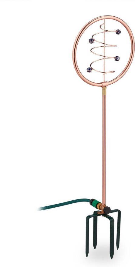 Relaxdays tuinsproeier spiraal cirkelsproeier sproeier tuin tuindecoratie sprinkler
