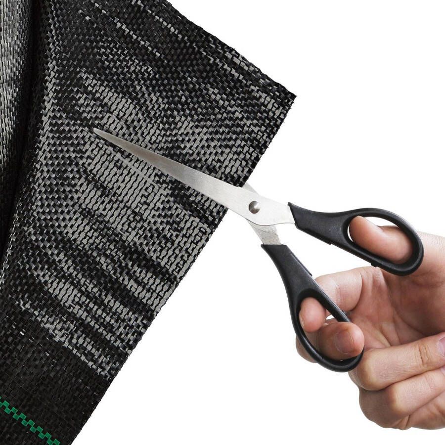 Relaxdays worteldoek 100 g m² anti-onkruiddoek gronddoek tegen onkruid onkruidmat 1 x 5 meter