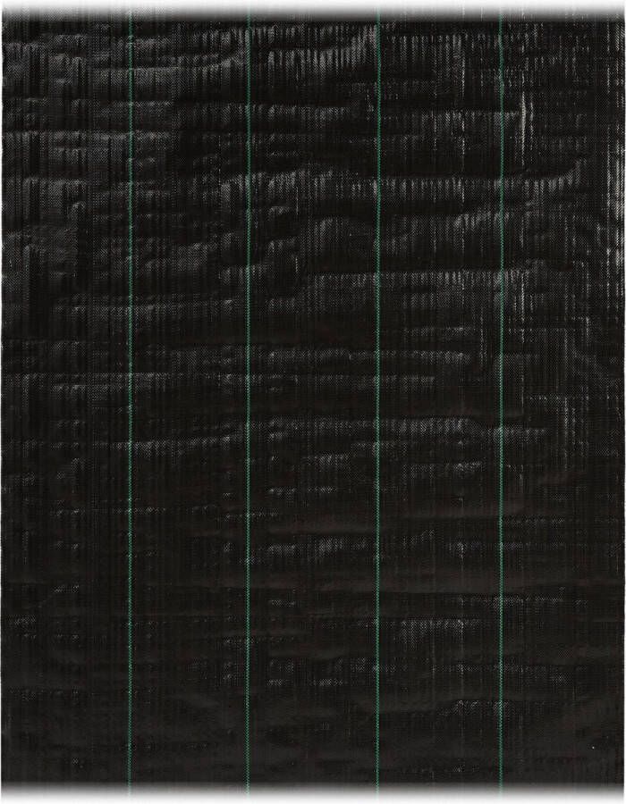 Relaxdays Worteldoek 130g m² anti-onkruiddoek doek tegen onkruid gronddoek zwart 2 0 x 50 meter