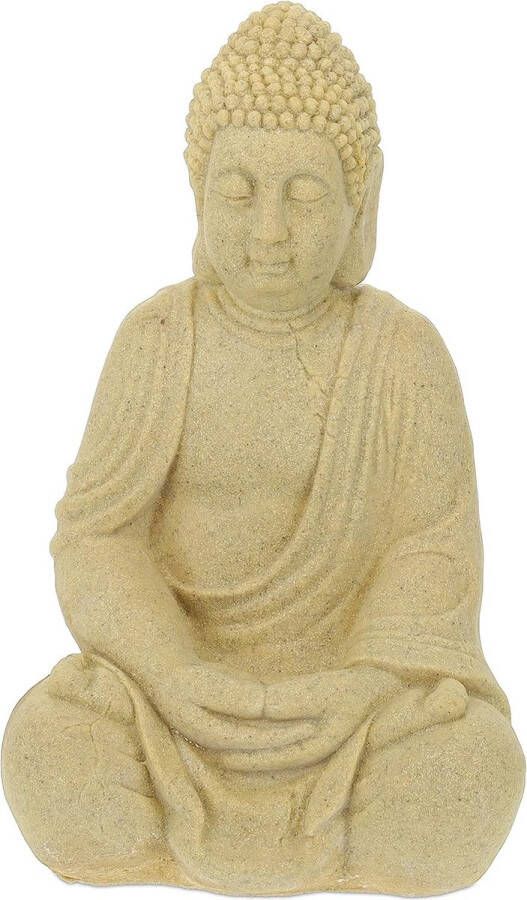 Relaxdays XL Boeddha beeld 50 cm weerbestendig en zen