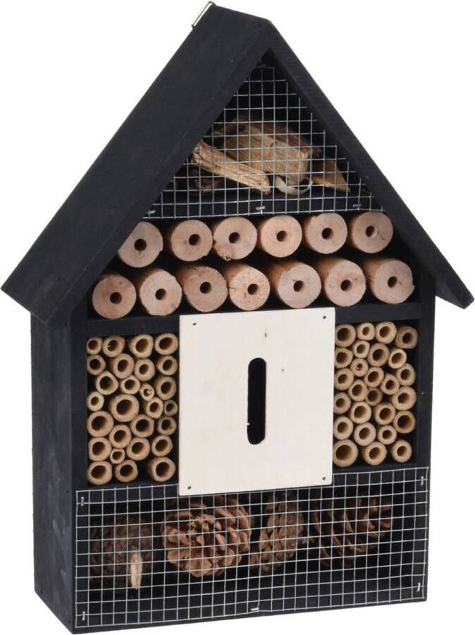 Relaxwonen Insecten Hotel 30 Cm Uniek Trend 2022 Zwart
