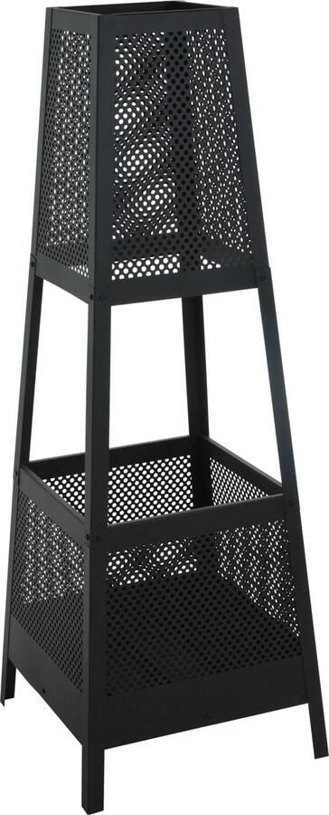 Relaxwonen Tuinhaard 40x40cm 113 cm hoog Zwart