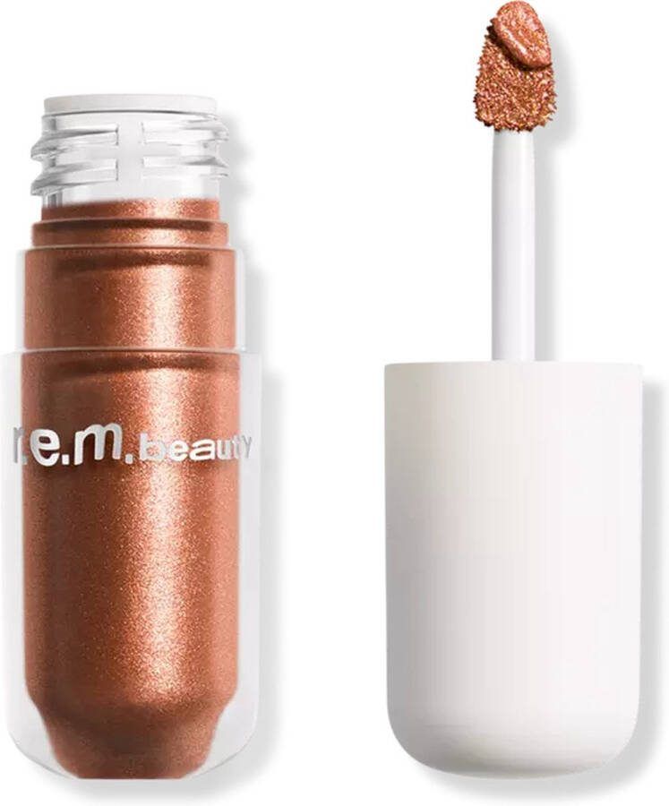 R.E.M. Beauty Midnight Shadows Lustrous Liquid Eyeshadow Oogschaduw Hot Lava