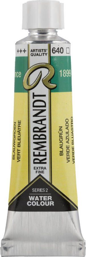 Rembrandt Aquarelverf Tube 10 ml Blauwgroen 640