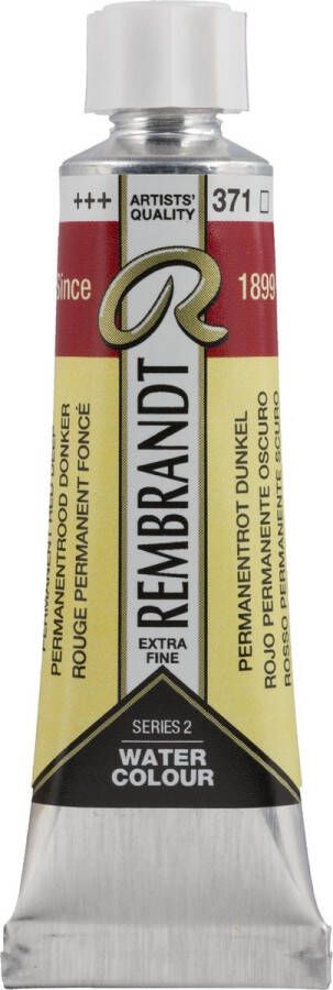 Rembrandt Aquarelverf Tube 10 ml Permanentrood Donker 371