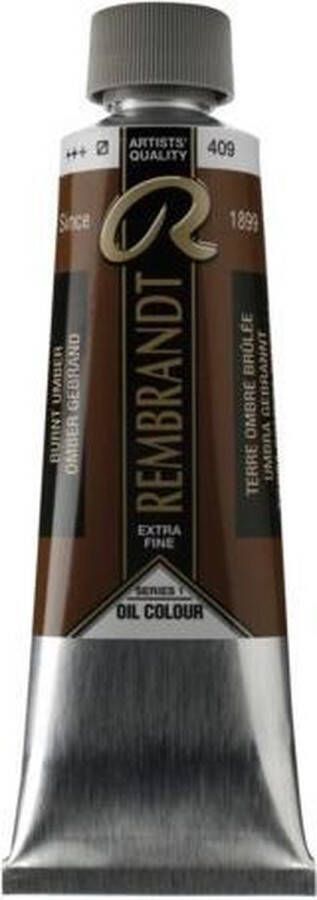 Rembrandt Olieverf 150 ml Tube Omber gebrand 409