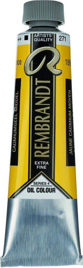 Rembrandt Olieverf | Cadmium Yellow Medium (271) 15 ml