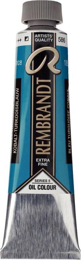 Rembrandt Olieverf Tube 40 ml Kobalt-Turkooisblauw