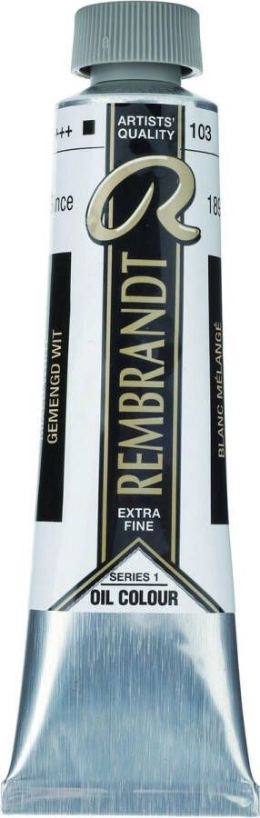 Rembrandt Olieverf | Mixed White (103) 15 ml