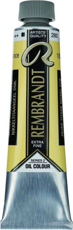 Rembrandt Olieverf | Nickel Titan. Yellow Deep (280) 15 ml