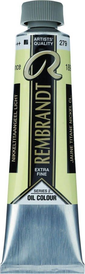 Rembrandt Olieverf | Nickel Titanium Yellow Light (279) 15 ml