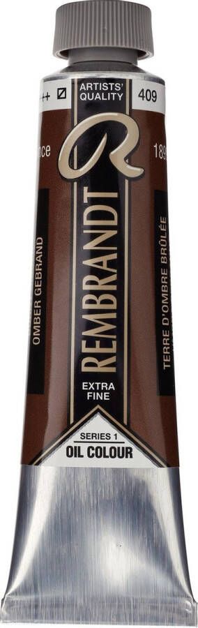 Rembrandt Olieverf Omber Gebrand 409 40mL