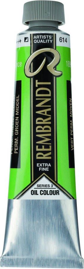 Rembrandt Olieverf | Perm. Green Medium (614) 15 ml